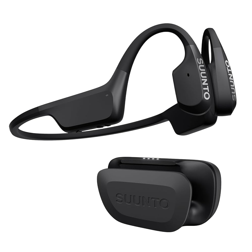イヤホン SUUNTO AQUA LIGHT Tidal Black Suunto Aqua Light Tidal Black Open-Ear Headphones